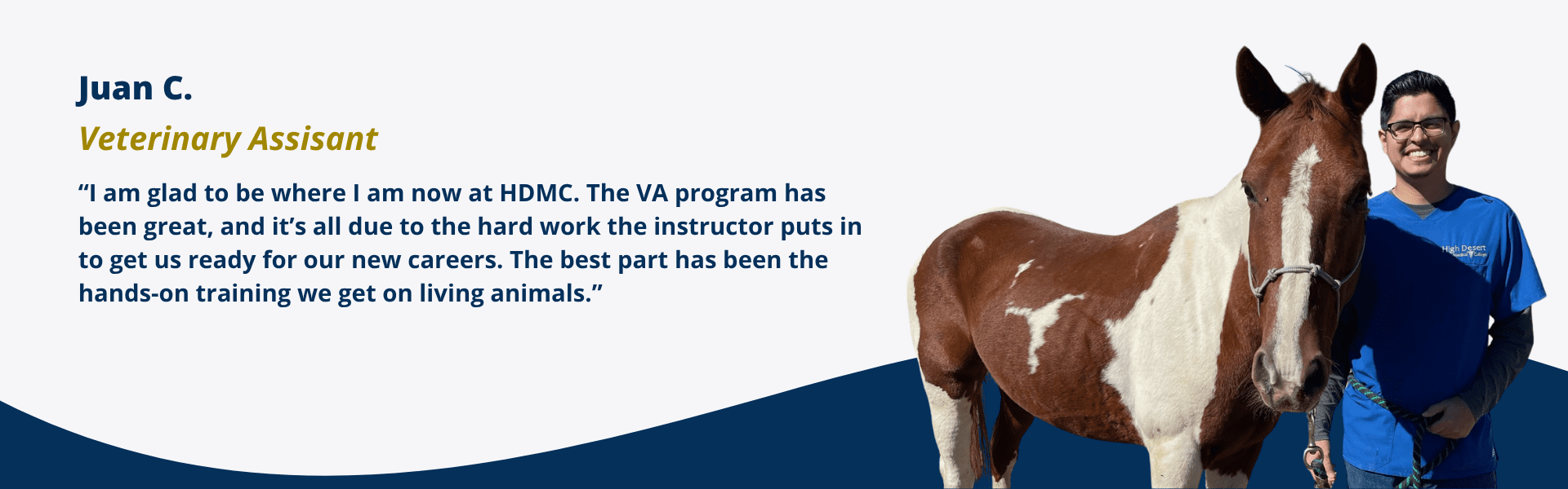 Our Colleges (5) veterinary assistant student testimonial
