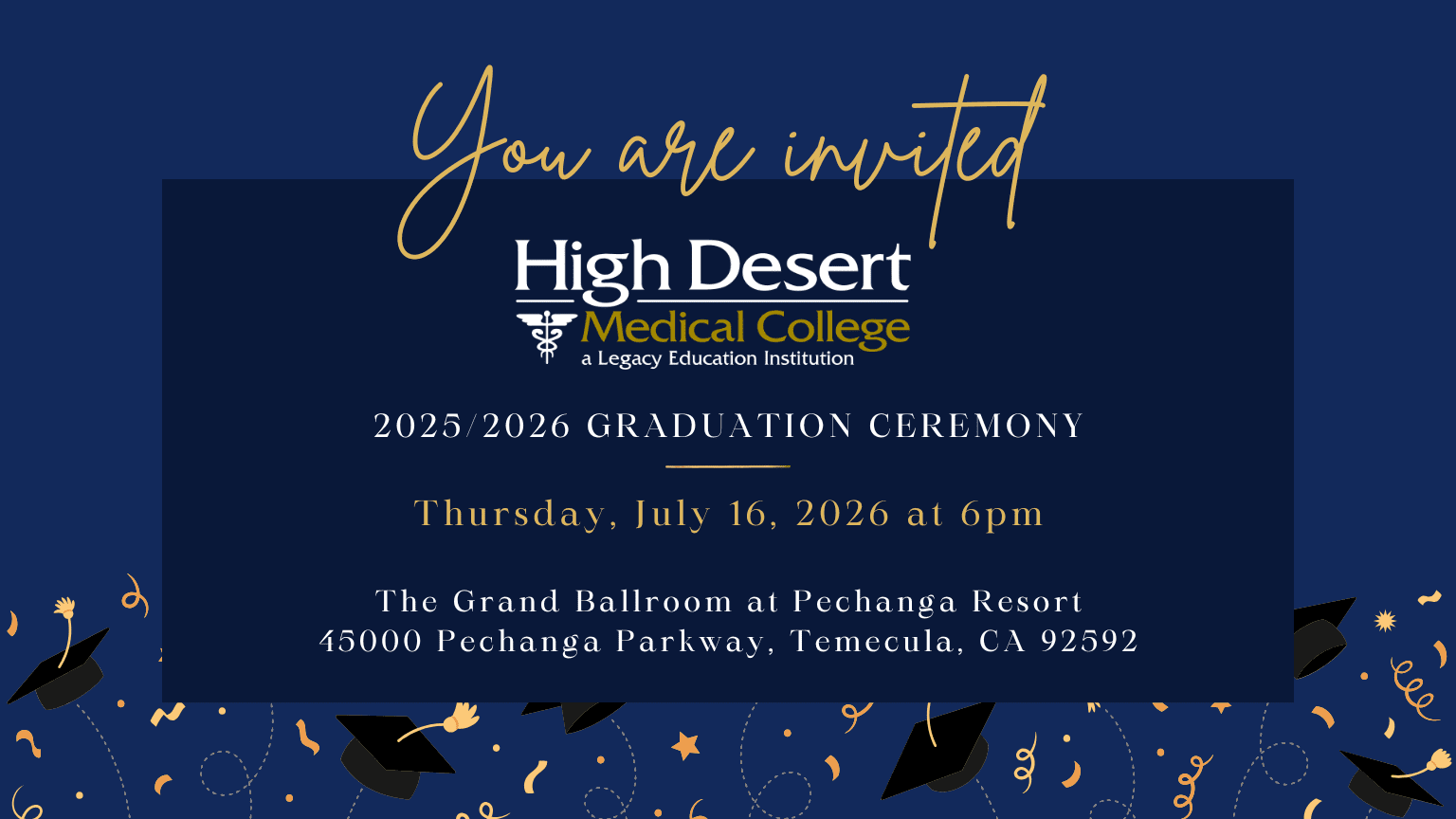 Temecula grad invitation 2026